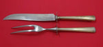 Royal Satin by Wallace Sterling Silver Steak Carving Set 2pc HHWS  10 1/2"
