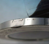 Carlo Marchi Italian Sterling Silver Picture Frame Round BC with Flowers (#5716)
