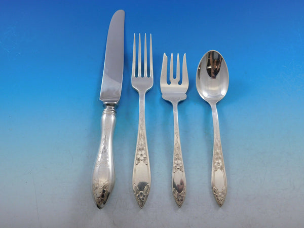Lady Claire by Stieff Sterling Silver Flatware Set for 8 Service 41 pieces