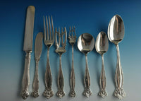 Empire by Towle Sterling Silver Flatware Set Service 102 Pieces "S" Monogram