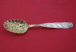 Orchids by Towle Sterling Silver Preserve Spoon GW w/ fruit in bowl 6 7/8"