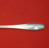 Beaded by Georg Jensen Sterling Silver Pickle Fork Not Barbed 5 1/4" Heirloom