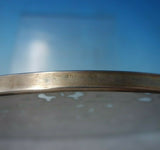 Glass Trivet Plate with Sterling Silver Overlay 10" (#5496)