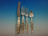 Lily of the Valley by Whiting Sterling Silver Flatware Set Dinner Service 136 Pc