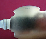 Bright-Cut Sterling Silver Ice Cream Slice Gold Washed 12 1/2" Serving Aesthetic