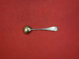 Antique Lily Engraved by Frank Whiting Sterling Silver Salt Spoon GW 3 1/2"