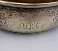Gorham Sterling SIlver Pin Cushion Round Large BC Floral Motif #B276 (#3569)