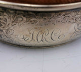Gorham Sterling SIlver Pin Cushion Round Large BC Floral Motif #B276 (#3569)