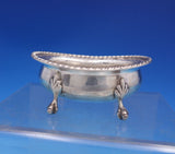 Missiaglia 800 Silver Salt Cellar Master Oval Footed Hand Hammered Italy (#6940)