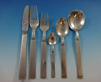 Funkis III by Ws Sorensen Sterling Silver Danish Flatware Set 12 Service 73 Pcs