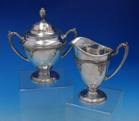 Rose Point by Wallace Silverplate Tea Set 5-Piece (#4732)