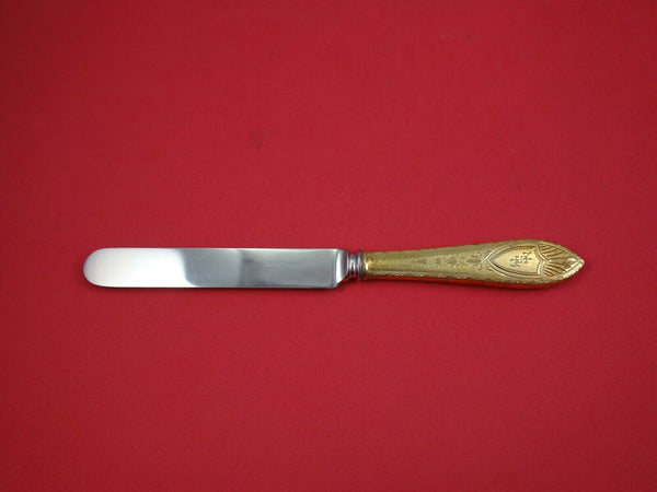 Faneuil Engraved by Tiffany and Co Sterling Silver Breakfast Knife w/Vermeil HH