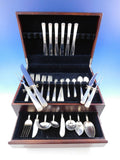 Regency by Lunt Sterling Silver Flatware Set for 6 Service 53 pieces