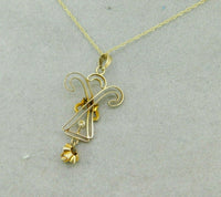 10k Victorian Pearl and Diamond Lavaliere (#J4782)