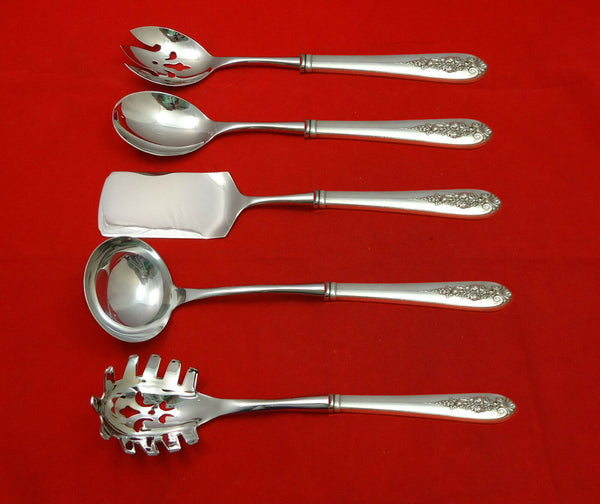 Pendant of Fruit by Lunt Sterling Silver Hostess Set 5pc HHWS  Custom Made