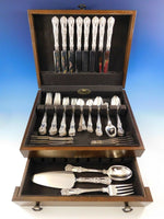 English King by Tiffany Co. Sterling Silver Flatware Set Service 52 pcs Dinner