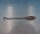Sterling Silver Button Hook Hollow Handle with Steel Implement 3 1/8" (#6859)