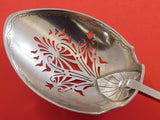 Bust by Gorham Sterling Silver Ice Spoon w/3D Bust on Cube PCD w/ Lotus BC