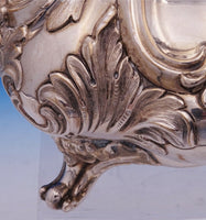 Henry Wilkinson Silverplate Tea Set 6pc with 3-D Bird Finials c. 1860's (#3080)
