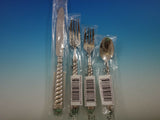 Spirale by Ricci Stainless Flatware Tableware Set Service for 12 New 65 Pcs