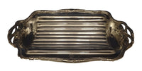 Puiforcat 950 Sterling Asparagus Serving Tray with 3-D Asparagus Handles (#0509)