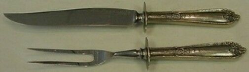 Della Robbia by Alvin Sterling Silver Steak Carving Set 2pc 10"