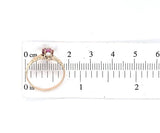 10k Rose Gold Victorian .24ct Ruby Ring Jewelry (#J5654)
