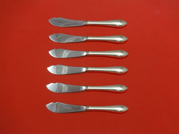 Pointed Antique by R&B D&H Sterling Silver Trout Knife Set 6pc Custom 7 1/2"