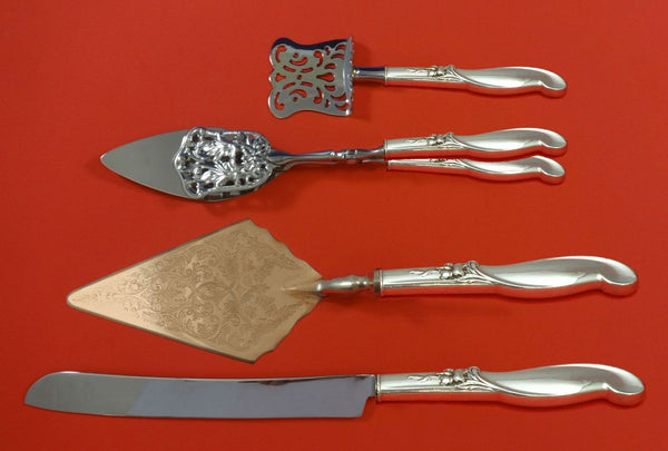 Silver Melody by International Sterling Silver Dessert Serving Set 4pc Custom