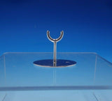 Olle Johanson Sterling Silver Food Holders on Stands Set 2pc (#4867)
