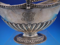 London 1761 Georgian Style English Sterling Silver Fluted Sugar Bowl (#4310)