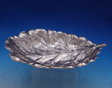 Buccellati Gianmaria Italian Sterling Silver Dish Oak Leaf Form 14.55ozt (#7028)