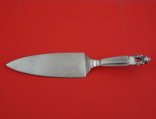 Acorn by Georg Jensen Sterling Silver Pie Server HH All Sterling GI Mark 9 1/4"