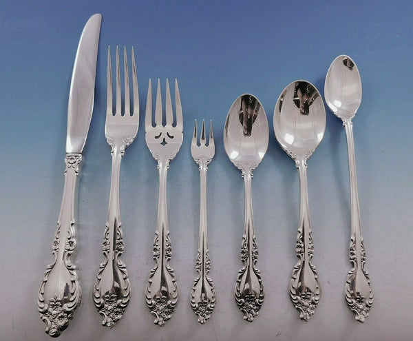 Botticelli by Oneida Sterling Silver Flatware Set for 12 Service 93 Pieces