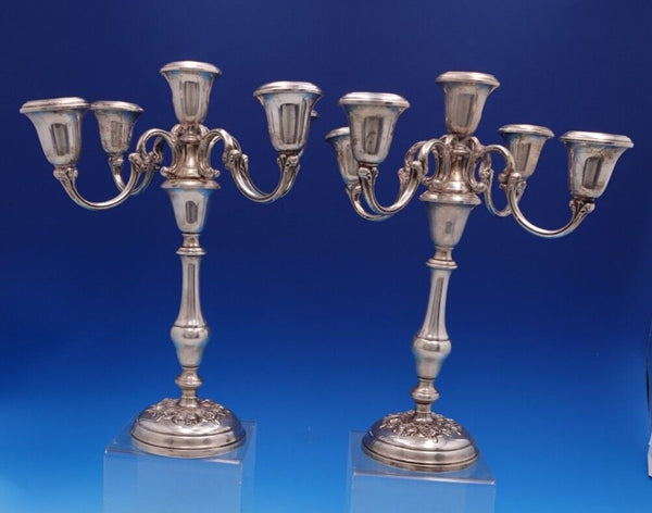 Buttercup by Gorham Sterling Silver Candelabra Pair 5-Light #987 (#7643)