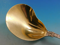 Olympian by Tiffany and Co Sterling Silver Berry Spoon Gold Washed Conch 9 1/4"