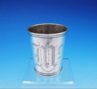 R and W Wilson Coin Silver Mint Julep Cup 3 5/8" Tall x 3 1/8" (#3477)