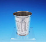 R and W Wilson Coin Silver Mint Julep Cup 3 5/8" Tall x 3 1/8" (#3477)