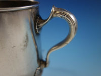 Whiting Sterling Silver Baby Child's Cup Mug Applied Shell Border 3 3/4" Tall