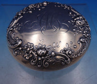 Repousse by Kirk Sterling Silver Powder Jar  #6 2 1/2" x 3 3/4" 5.2 ozt. (#7033)