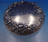 Repousse by Kirk Sterling Silver Powder Jar  #6 2 1/2" x 3 3/4" 5.2 ozt. (#7033)