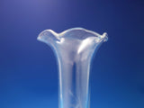 Gadroon by Empire Sterling Silver Bud Vase with Crystal c.1960 7" x 2" (#5988)