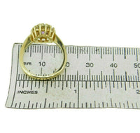 14k Yellow Gold 1.07ct Purple Genuine Natural Sapphire and Diamond Ring (#J1572)