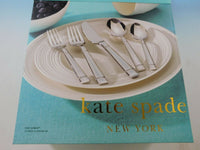 Fair Harbor by Kate Spade NY Stainless Steel Flatware Set Service 8 New 45 pcs