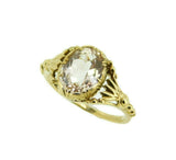 14k Yellow Gold Vintage 1.91ct Peach Morganite Ring (#J4635)