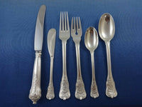 Rosenborg by A. Michelsen Sterling Silver Flatware Set Service Dinner Size 77 Pc