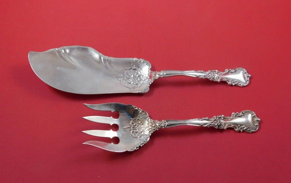 Avalon by International Sterling Silver Fish Serving Set 2pc Original 11 1/4"