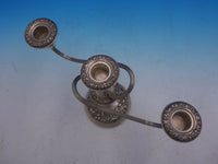 Repousse By S. Kirk & Son Weighted Sterling Silver 3-light Candelabra (#4118)