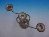 Repousse By S. Kirk & Son Weighted Sterling Silver 3-light Candelabra (#4118)