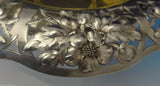 Gorham Sterling Silver Centerpiece Bowl with Wide Floral Pierced Border (#0405)